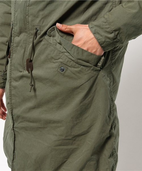 SEVENDAYS=SUNDAY(セブンデイズサンデイ)の「ALPHA M-65 PARKAジャケット(ピーコート・メンズ・ブラック/オリーブ・MEDIUM/LARGE)」の4枚目の写真