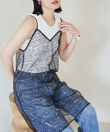 VIS | 【前後2WAY】スパンコールキャミワンピース(ワンピース)