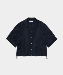 CITY TOKYO | ＜2WAY＞＜手洗い可能＞＜接触冷感＞ダブルクロスオープンカラーシャツ【A＋TOKYO / エープラストウキョウ】(シャツ/ブラウス)