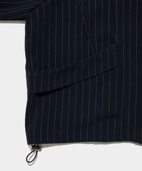 CITY TOKYO(シティトウキョウ)の「<セットアップ対応><2WAY><手洗い可能><接触冷感>ダブルクロスオープンカラーシャツ(シャツ/ブラウス・レディース・ダークグレー/ライトグレー/ネイビー/ブラック・FREE)」の8枚目の写真