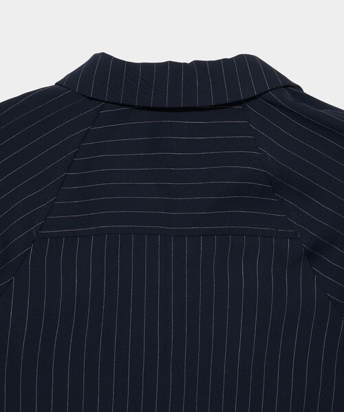 CITY TOKYO(シティトウキョウ)の「<セットアップ対応><2WAY><手洗い可能><接触冷感>ダブルクロスオープンカラーシャツ(シャツ/ブラウス・レディース・ダークグレー/ライトグレー/ネイビー/ブラック・FREE)」の10枚目の写真