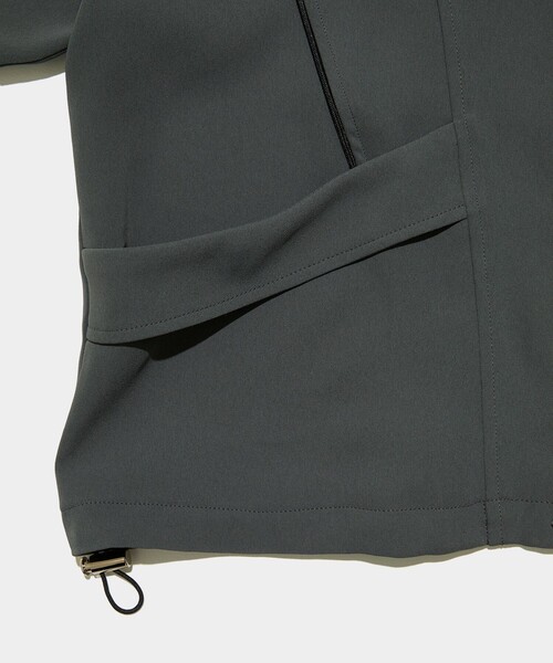 CITY TOKYO(シティトウキョウ)の「<セットアップ対応><2WAY><手洗い可能><接触冷感>ダブルクロスオープンカラーシャツ(シャツ/ブラウス・レディース・ダークグレー/ライトグレー/ネイビー/ブラック・FREE)」の16枚目の写真