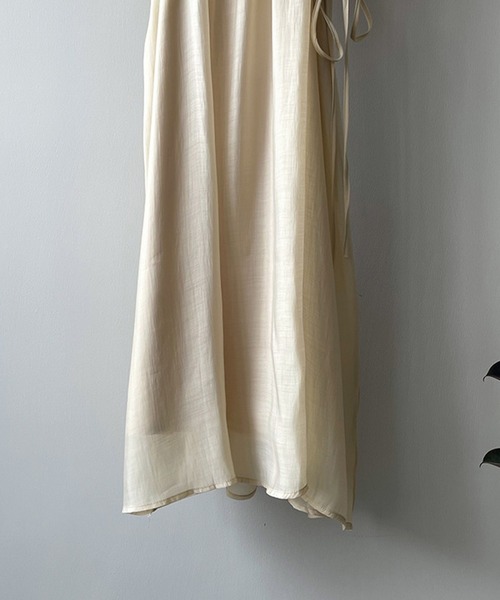 aimoha(アイモハ)の「ランタンスリーブワンピ (SS)(ワンピース・レディース・ベージュ/パープル/グリーン・LARGE/MEDIUM)」の13枚目の写真
