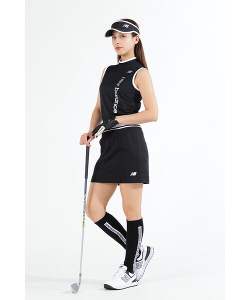 New Balance Golf(ニューバランスゴルフ)の「【new balance golf】スリーブレス モックネック プルオーバー (WOMENS SPORT)(Tシャツ/カットソー・レディース・ホワイト/ブラック/ベージュ系その他・MEDIUM/LARGE/SMALL)」の4枚目の写真