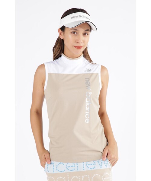 New Balance Golf(ニューバランスゴルフ)の「【new balance golf】スリーブレス モックネック プルオーバー (WOMENS SPORT)(Tシャツ/カットソー・レディース・ホワイト/ブラック/ベージュ系その他・MEDIUM/LARGE/SMALL)」の3枚目の写真