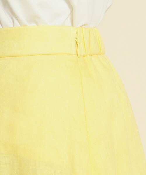 【セール】【洗える／麻素材／清涼感／シアー感】すっきり見えで甘すぎない、女性らしいフレアスカート（スカート）｜COUP DE CHANCE（クードシャンス）