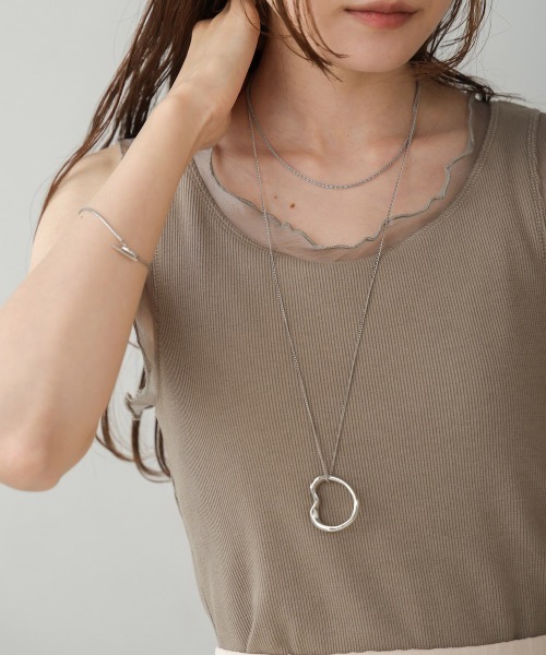 Bab（バブ）の「シアーラインタンクトップ（タンクトップ・レディース・ホワイト系その他/ブラック/グレイッシュベージュ/ブルー・FREE）」の22枚目の写真