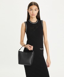 極美品 トリーバーチ レザー リュック ミラー キルティング フリンジ 黒 トリーバーチ TORY BURCH ピアス MILLER PAVE STUD EARRING