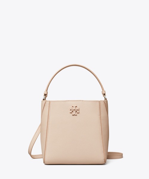 【国内即発送】Tory Burch マックグロースモールバケットバッグ マックグロー カラーブロック スモールバケットバッグ