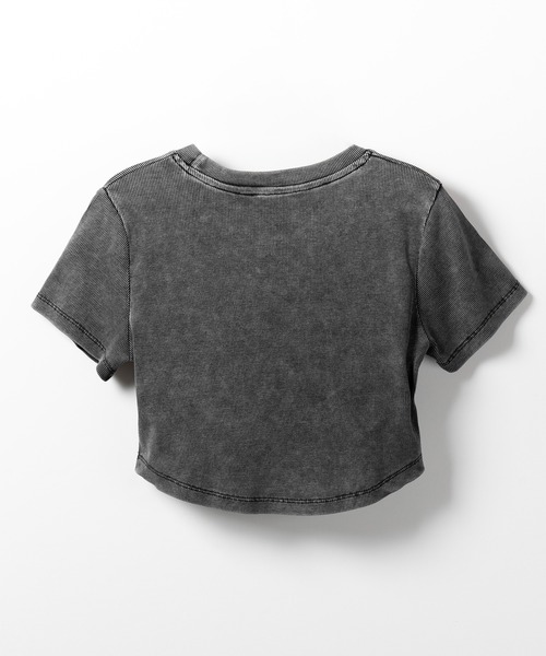 me+em select（ミームセレクト）の「ヴィンテージショートリブＴシャツ ／ vintage short  lib T-shirt（Tシャツ/カットソー・レディース・ブラック・FREE）」の14枚目の写真