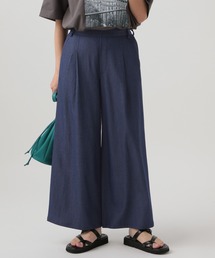 Elura | 【低身長サイズ Elkotona】コトナサラサラサマーデニムワイド/123980(デニムパンツ)