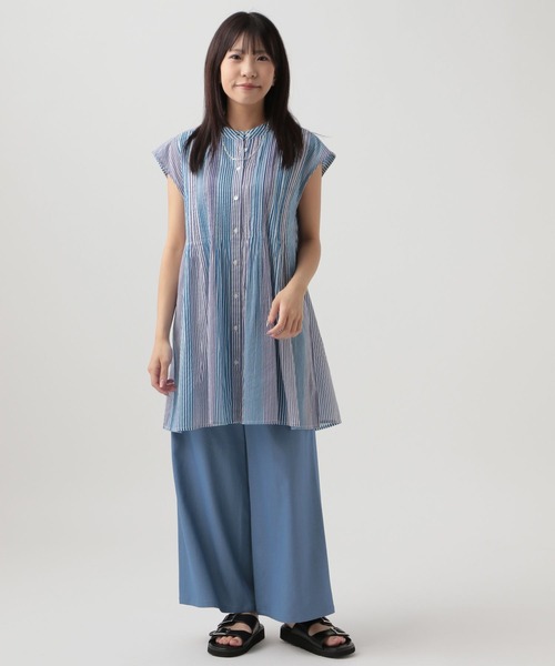 Elura（エルーラ）の「【低身長サイズ Elkotona】コトナサラサラサマーデニムワイド/123980（デニムパンツ・レディース・ライトブルー/ネイビー・FREE）」の17枚目の写真