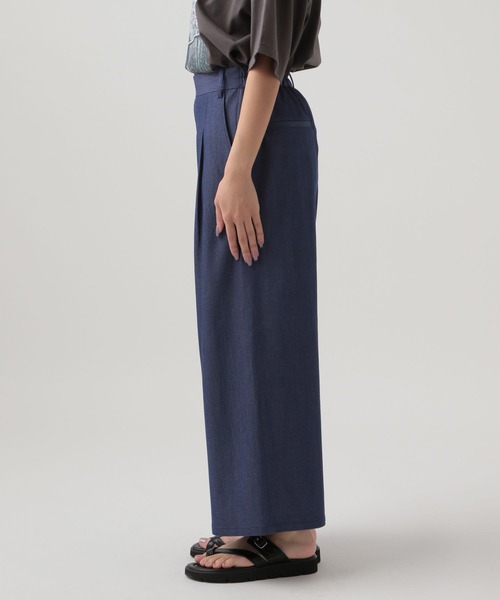 Elura（エルーラ）の「【低身長サイズ Elkotona】コトナサラサラサマーデニムワイド/123980（デニムパンツ・レディース・ライトブルー/ネイビー・FREE）」の11枚目の写真