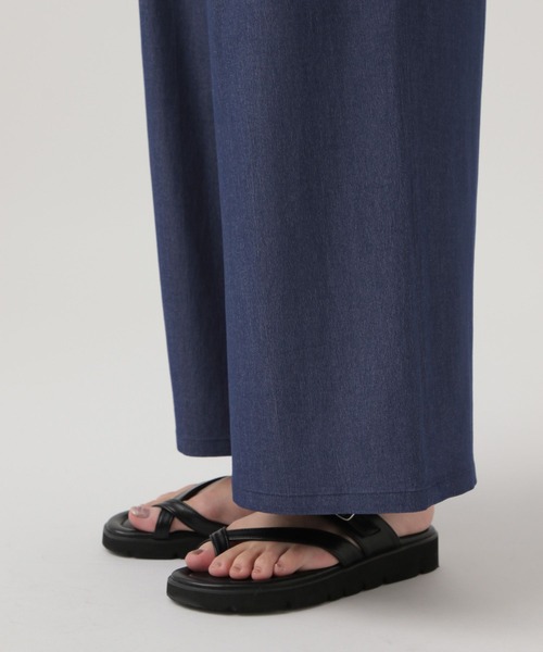 Elura（エルーラ）の「【低身長サイズ Elkotona】コトナサラサラサマーデニムワイド/123980（デニムパンツ・レディース・ライトブルー/ネイビー・FREE）」の7枚目の写真