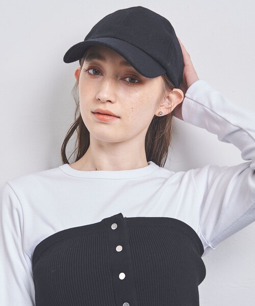 UNITED ARROWS(ユナイテッドアローズ)の「フランネル キャップ UV(キャップ・レディース・ダークグレー/ワインレッド/ベージュ/ブラック・FREE)」の1枚目の写真