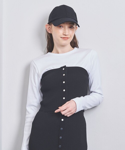 UNITED ARROWS(ユナイテッドアローズ)の「フランネル キャップ UV(キャップ・レディース・ダークグレー/ワインレッド/ベージュ/ブラック・FREE)」の5枚目の写真