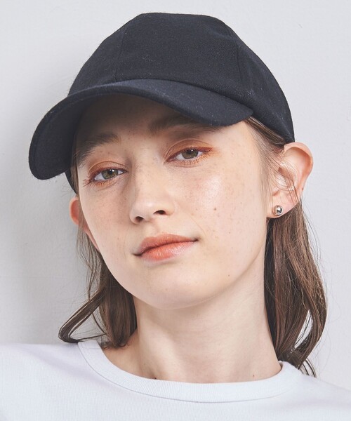 UNITED ARROWS(ユナイテッドアローズ)の「フランネル キャップ UV(キャップ・レディース・ダークグレー/ワインレッド/ベージュ/ブラック・FREE)」の6枚目の写真