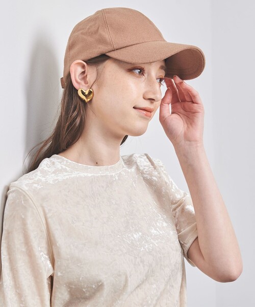 UNITED ARROWS(ユナイテッドアローズ)の「フランネル キャップ UV(キャップ・レディース・ダークグレー/ワインレッド/ベージュ/ブラック・FREE)」の12枚目の写真