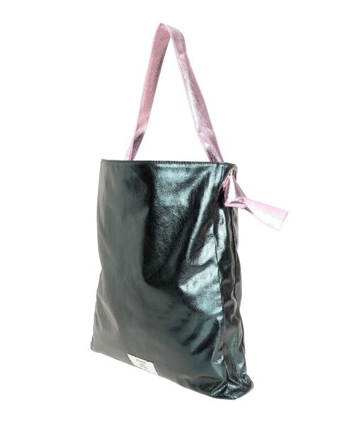 jouetie（ジュエティ）の「メタリックバイカラートートBAG（ハンドバッグ・レディース・シルバー/ブラック/グリーン・FREE）」の9枚目の写真