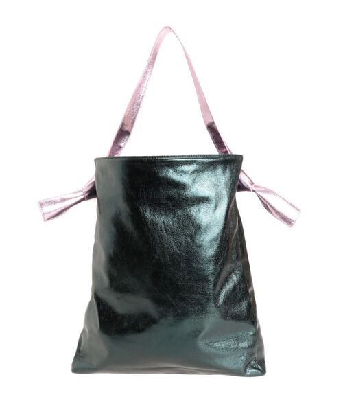 jouetie（ジュエティ）の「メタリックバイカラートートBAG（ハンドバッグ・レディース・シルバー/ブラック/グリーン・FREE）」の10枚目の写真
