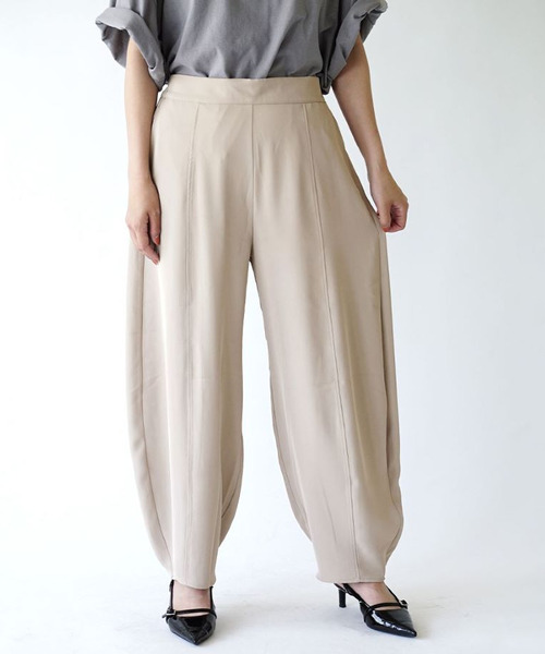 e-zakkamania stores(イーザッカマニアストアーズ)の「アラジンパンツ(その他パンツ・レディース・ブラック/グレイッシュベージュ・M)」の11枚目の写真