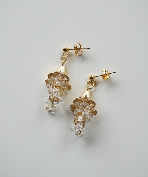 CERCA（チェルカ）の「saran jewelry/花のしずく ピアス（ピアス（両耳用）・レディース・ゴールド/シルバー・FREE）」の7枚目の写真
