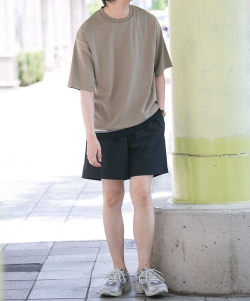 URBAN RESEARCH ROSSO MEN（アーバンリサーチロッソメン）の「『XLサイズあり』『WEB限定』ニットドッキングポンチTシャツ（Tシャツ/カットソー・メンズ・ブラック/ベージュ/ホワイト・X-LARGE/LARGE/MEDIUM/SMALL）」の10枚目の写真
