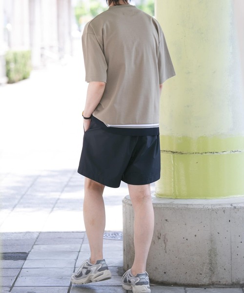 URBAN RESEARCH ROSSO MEN（アーバンリサーチロッソメン）の「『XLサイズあり』『WEB限定』ニットドッキングポンチTシャツ（Tシャツ/カットソー・メンズ・ブラック/ベージュ/ホワイト・X-LARGE/LARGE/MEDIUM/SMALL）」の12枚目の写真