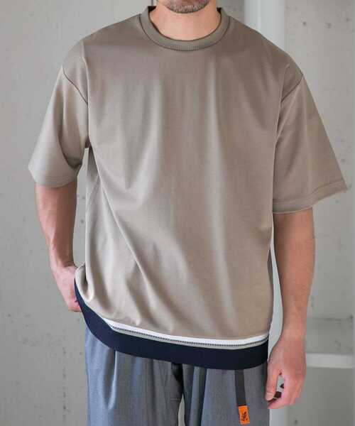 URBAN RESEARCH ROSSO MEN（アーバンリサーチロッソメン）の「『XLサイズあり』『WEB限定』ニットドッキングポンチTシャツ（Tシャツ/カットソー・メンズ・ブラック/ベージュ/ホワイト・X-LARGE/LARGE/MEDIUM/SMALL）」の14枚目の写真