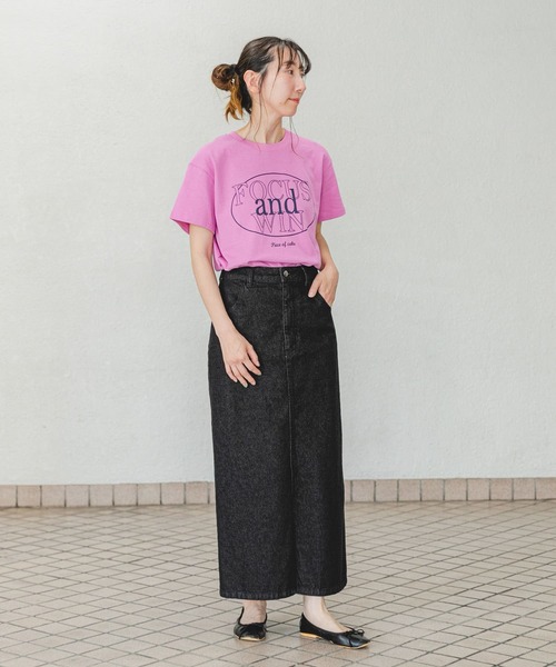 ITEMS URBANRESEARCH（アイテムズ アーバンリサーチ）の「デニムタイトスカート（スカート・レディース・インディゴブルー/ブラック・FREE/SMALL）」の7枚目の写真