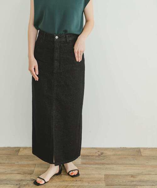 ITEMS URBANRESEARCH（アイテムズ アーバンリサーチ）の「デニムタイトスカート（スカート・レディース・インディゴブルー/ブラック・FREE/SMALL）」の13枚目の写真