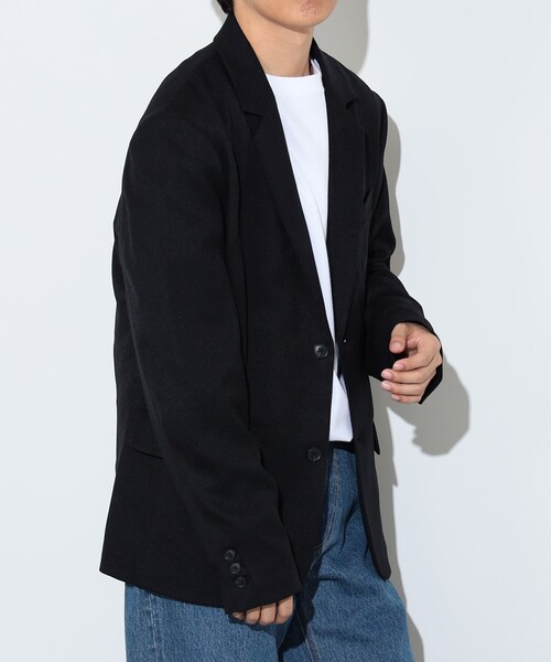 BEAMS HEART(ビームスハート)の「ポリエステル カルゼ ジャケット(その他アウター・メンズ・ブラック/ネイビー・S/M/L/XL)」の8枚目の写真