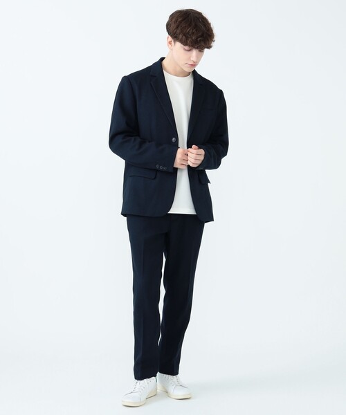 BEAMS HEART(ビームスハート)の「ポリエステル カルゼ ジャケット(その他アウター・メンズ・ブラック/ネイビー・S/M/L/XL)」の3枚目の写真