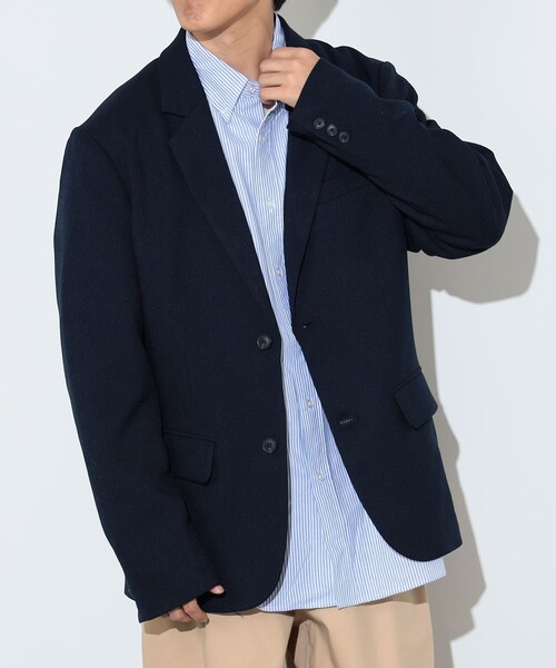 BEAMS HEART(ビームスハート)の「ポリエステル カルゼ ジャケット(その他アウター・メンズ・ブラック/ネイビー・S/M/L/XL)」の15枚目の写真