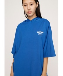 OVER SIZE HOODED T/SH オーバー サイズ フーディド Tシャツ