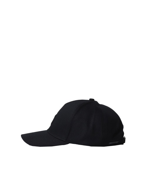 MONCLER（モンクレール）の「BASEBALL CAP（キャップ・メンズ・ブラック・ONE SIZE）」の3枚目の写真