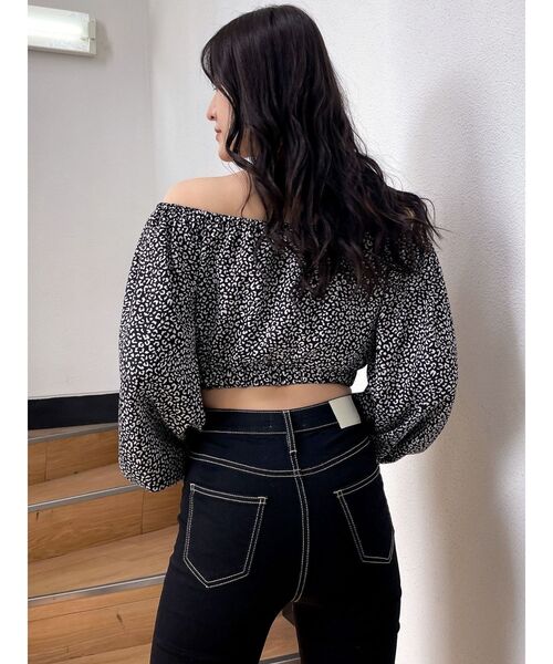 GYDA（ジェイダ）の「レオパードオフショルコルセットブラウス（シャツ/ブラウス・レディース・ブラック/アイボリー・FREE）」の19枚目の写真