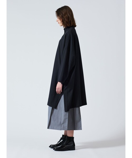 極美品 ミズイロインド スタンドカラーオープンワンピース