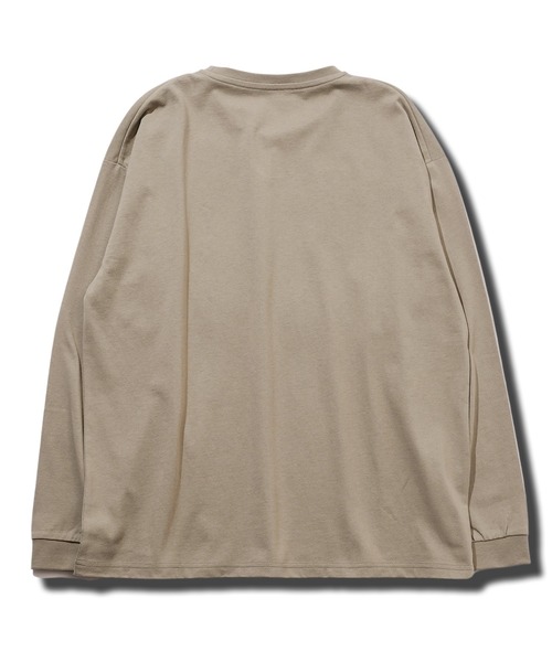 jiggys shop(ジギーズショップ)の「ルーズフィットクルーネック長袖ロンTカットソー(Tシャツ/カットソー・メンズ・ブラック/ブラウン系その他/ホワイト/パープル系その他/マスタード/ブルー系その他・MEDIUM/LARGE/X-LARGE)」の16枚目の写真