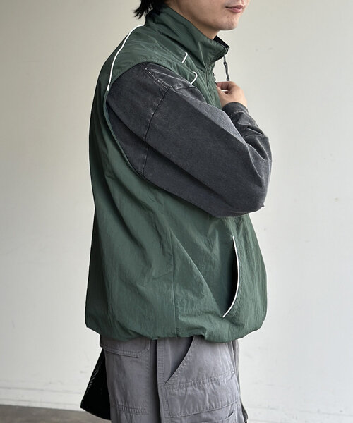 CPCM（シーピーシーエム）の「胸刺繍ナイロンベスト（ベスト・メンズ・グリーン/ベージュ/ネイビー/ブラック・MEDIUM/LARGE）」の13枚目の写真