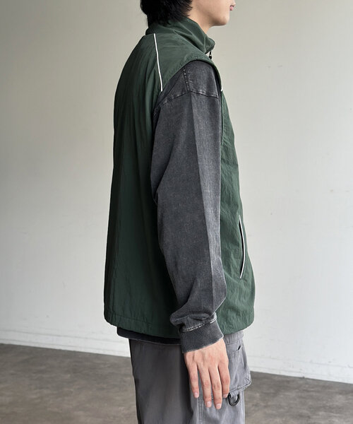 CPCM（シーピーシーエム）の「胸刺繍ナイロンベスト（ベスト・メンズ・グリーン/ベージュ/ネイビー/ブラック・MEDIUM/LARGE）」の17枚目の写真