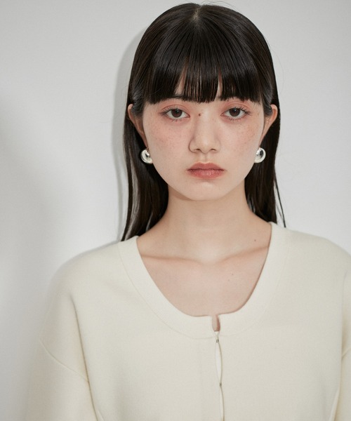 ADAM ET ROPE'（アダムエロペ）の「オーブピアス（ピアス（両耳用）・レディース・シルバー/ゴールド・FREE）」の5枚目の写真