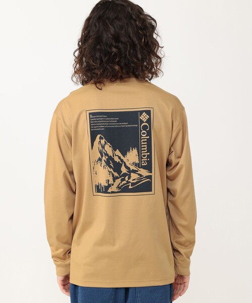 Columbia（コロンビア）の「Columbia/ アーバンハイクロングスリーブTシャツ /コロンビア /長袖 /速乾（Tシャツ/カットソー・メンズ・ブラック/グリーン/ホワイト系その他/ホワイト/ブルー系その他/ネイビー/ベージュ・L/XL/M/S）」の4枚目の写真