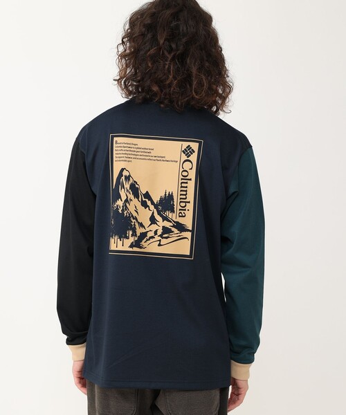 Columbia（コロンビア）の「Columbia/ アーバンハイクロングスリーブTシャツ /コロンビア /長袖 /速乾（Tシャツ/カットソー・メンズ・ブラック/グリーン/ホワイト系その他/ホワイト/ブルー系その他/ネイビー/ベージュ・L/XL/M/S）」の7枚目の写真