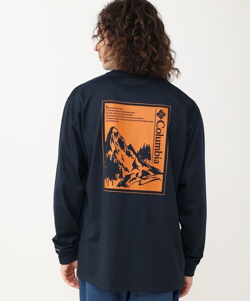 Columbia（コロンビア）の「Columbia/ アーバンハイクロングスリーブTシャツ /コロンビア /長袖 /速乾（Tシャツ/カットソー・メンズ・ブラック/グリーン/ホワイト系その他/ホワイト/ブルー系その他/ネイビー/ベージュ・L/XL/M/S）」の6枚目の写真