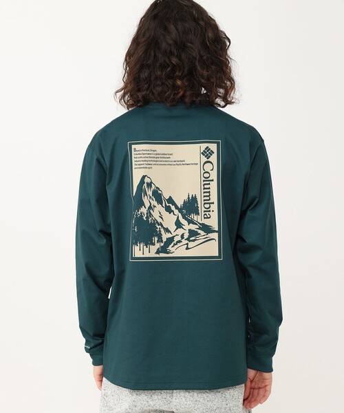Columbia（コロンビア）の「Columbia/ アーバンハイクロングスリーブTシャツ /コロンビア /長袖 /速乾（Tシャツ/カットソー・メンズ・ブラック/グリーン/ホワイト系その他/ホワイト/ブルー系その他/ネイビー/ベージュ・L/XL/M/S）」の5枚目の写真