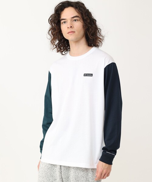 Columbia（コロンビア）の「Columbia/ アーバンハイクロングスリーブTシャツ /コロンビア /長袖 /速乾（Tシャツ/カットソー・メンズ・ブラック/グリーン/ホワイト系その他/ホワイト/ブルー系その他/ネイビー/ベージュ・L/XL/M/S）」の12枚目の写真