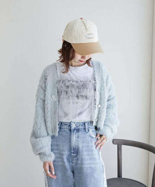 MAJESTIC LEGON（マジェスティックレゴン）の「アソートロゴキャップ（キャップ・レディース・ベージュ/ブラウン/ブラック・FREE）」の4枚目の写真