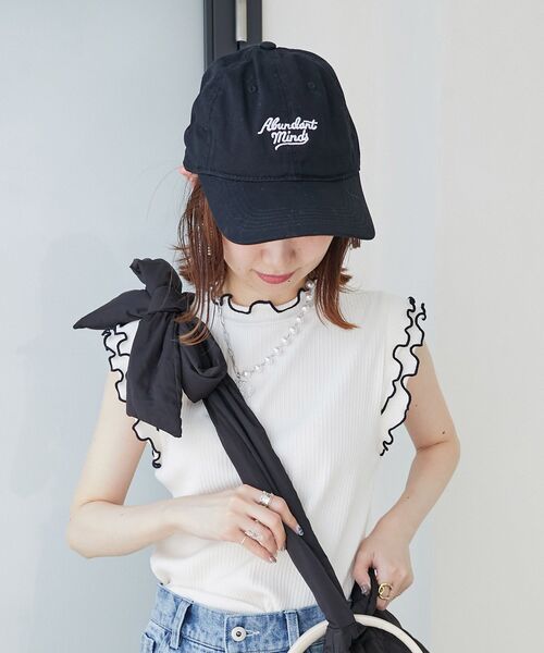 MAJESTIC LEGON（マジェスティックレゴン）の「アソートロゴキャップ（キャップ・レディース・ベージュ/ブラウン/ブラック・FREE）」の9枚目の写真