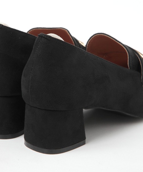 GLOBAL WORK（グローバルワーク）の「らくっションヒールローファー/136033（ローファー・レディース・ブラック系9/ブラック/ベージュ/アイボリー系7/ブラック系/アイボリー系8/ダークブラウン/ベージュ系その他3・MEDIUM/SMALL/LARGE）」の16枚目の写真